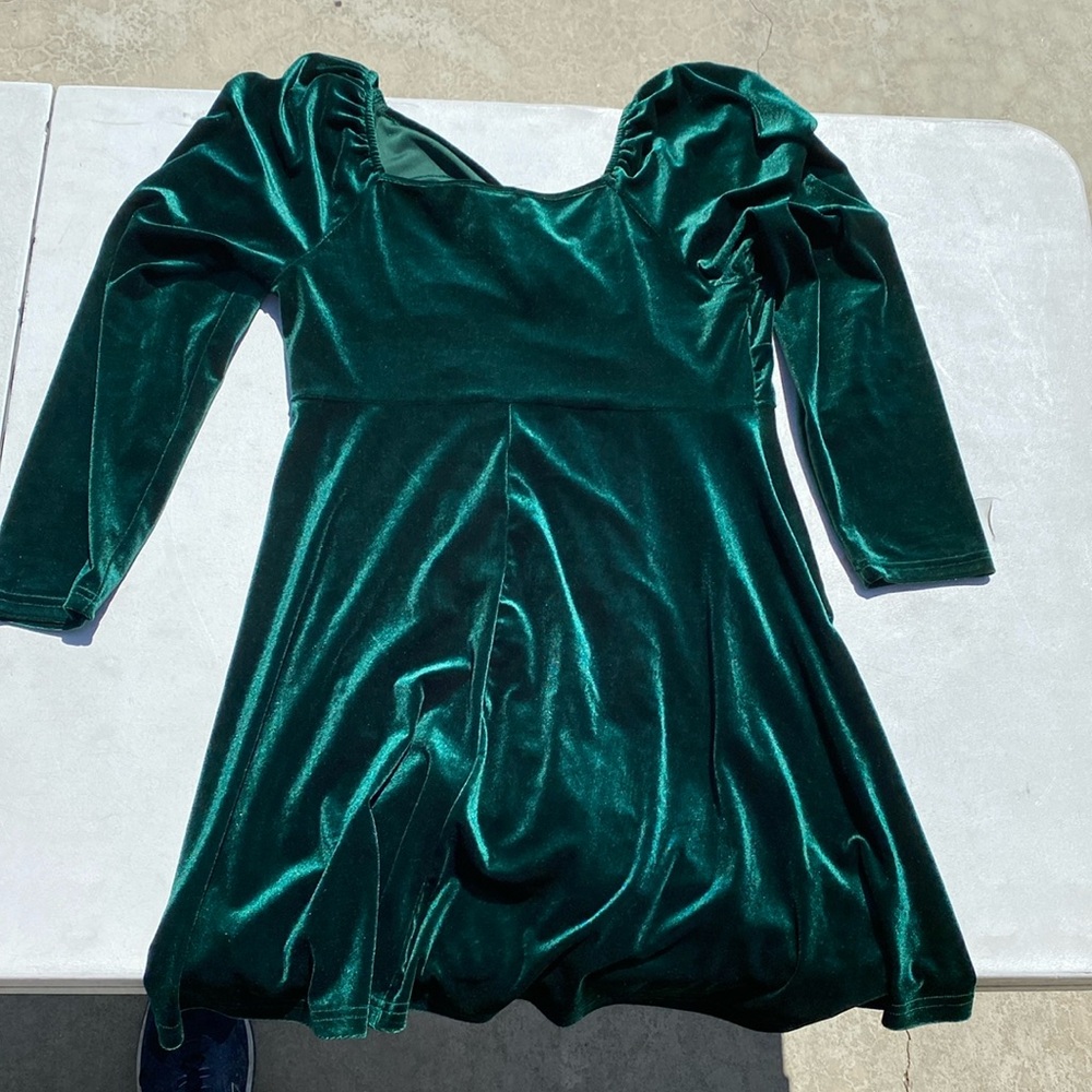Green dress